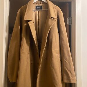 Topshop Camel Women's Coat